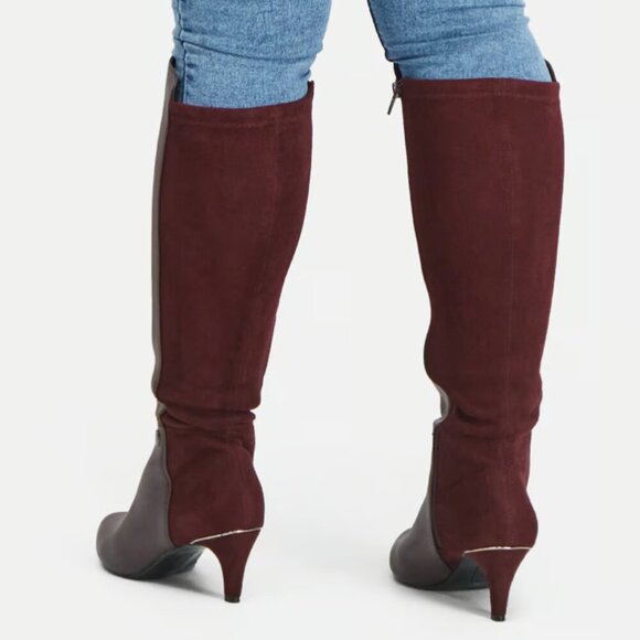 Alfani Women Hakuup Boots, Dark Berry - Picture 4 of 6
